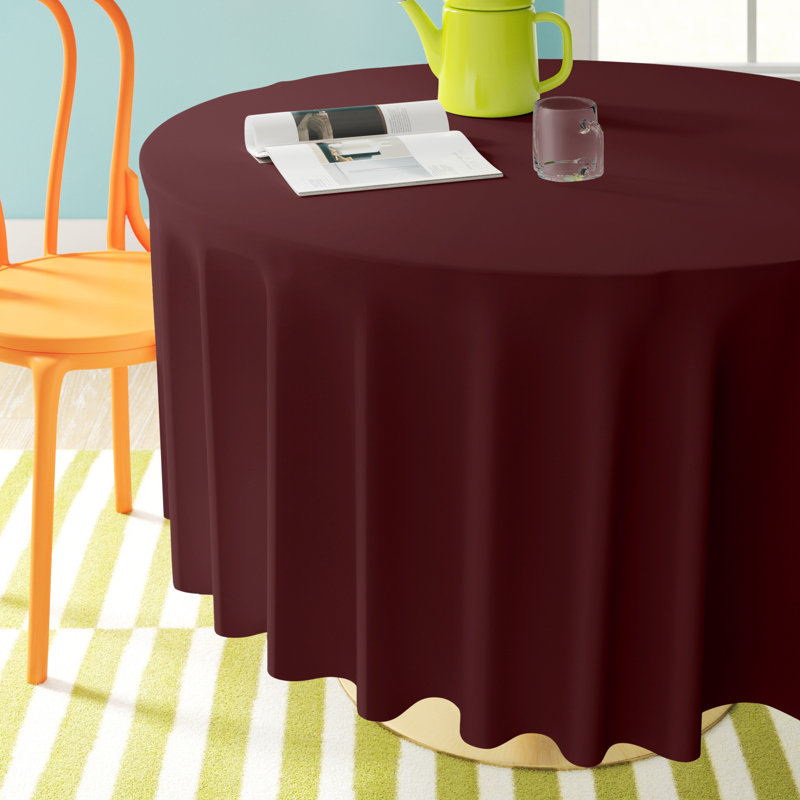 Wayfair Basics Solid Color Round Tablecloth & Reviews Wayfair